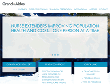 Tablet Screenshot of grand-aides.com